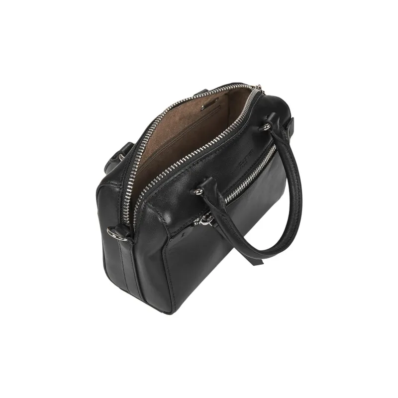 Lancaster Cow Leather Handbag Women's Black-3