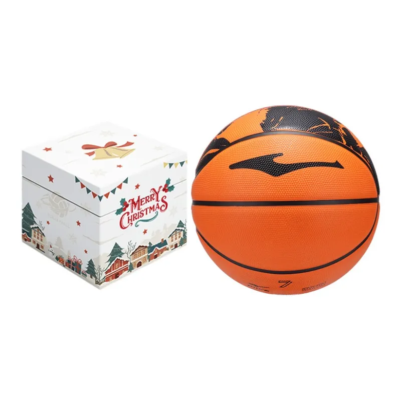 Erke Comic Collection Rubber Basketball Fall Leaf Brown Size 5/7 Street Training Unisex-11