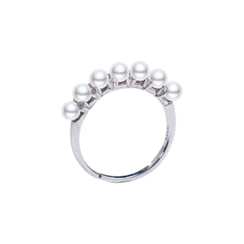 ANGEPERLE Pearl Rings Women's