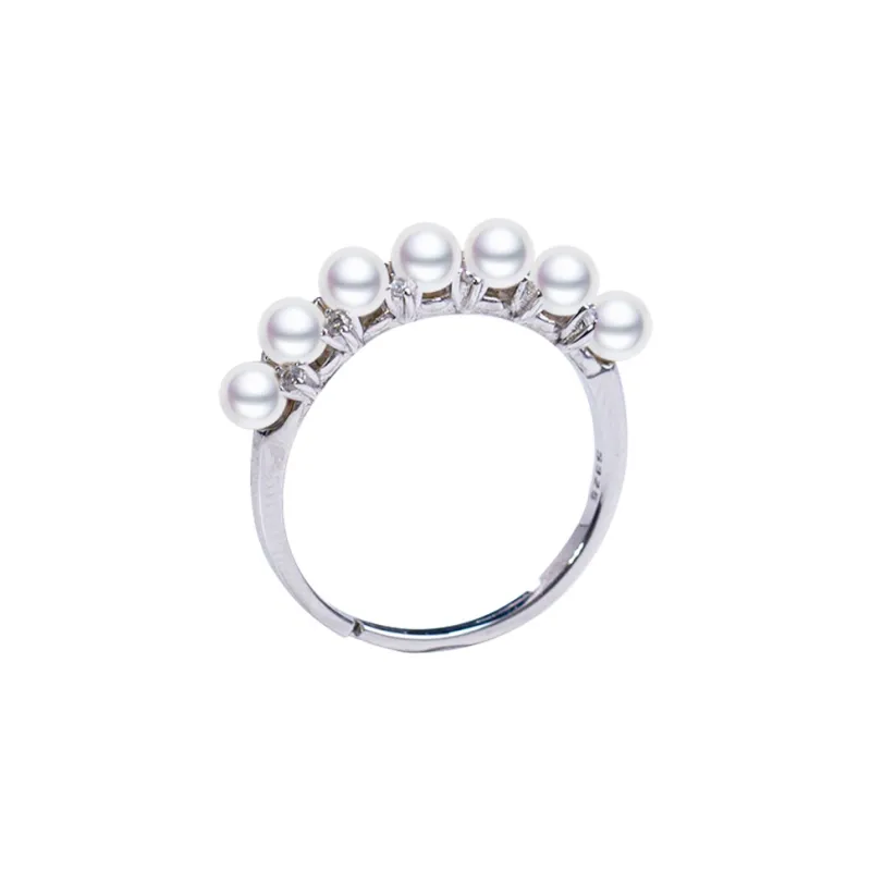 ANGEPERLE Pearl Rings Women's-0