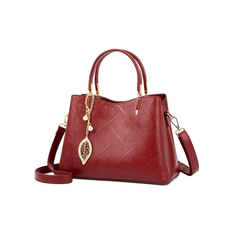 Vigno Synthetic Leather Shoulder Bag, Crossbody Bag, Handbag Women's Red-2