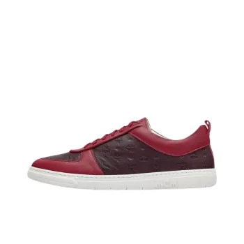 MCM Terrain Logo Brown Burgundy