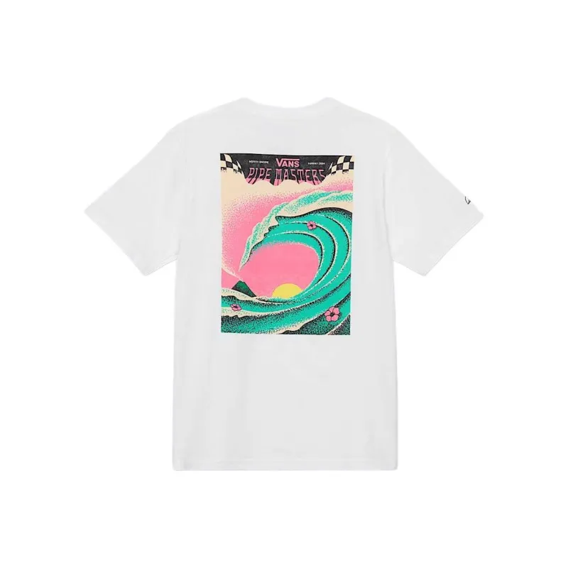 Vans PIPE MASTERS T Shirt Unisex White-1