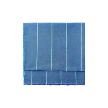 ZARA Linen Knit Scarves Women's Blue