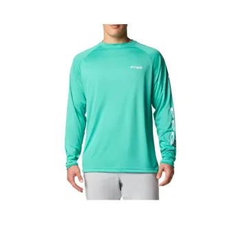 Columbia PFG Terminal Tackle Shirt Men's Enamel Green