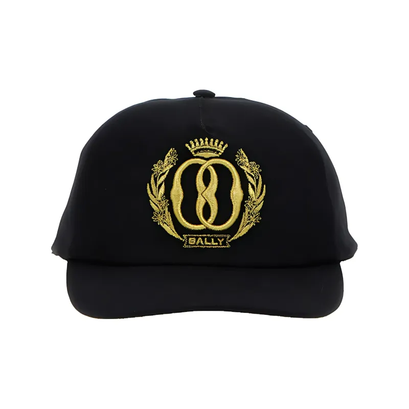 BALLY Logo embroidered Cotton Baseball Cap-0