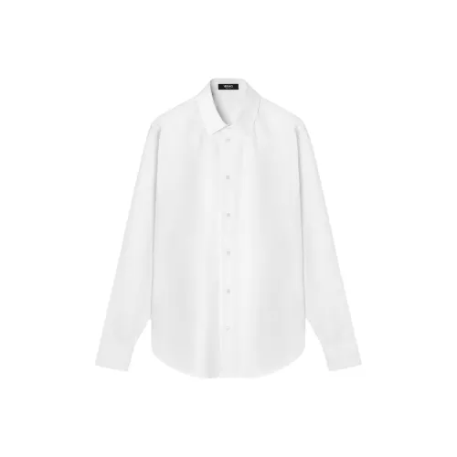 VERSACE Button Up Long Sleeved Poplin Shirt