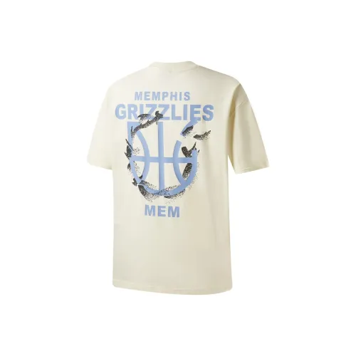 NBA Memphis Grizzlies Team Culture Collection SU25 T Shirt Unisex Ivory White