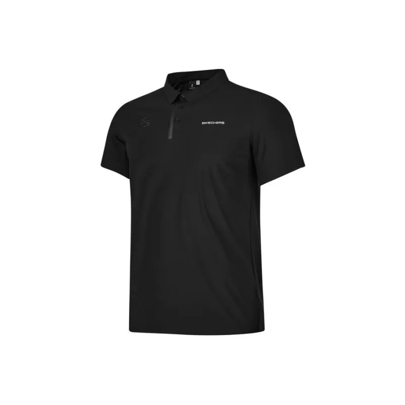 Skechers Polo Shirt Unisex Carbon Black-0