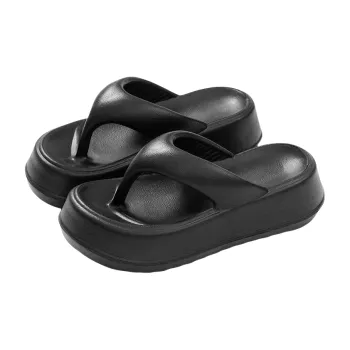 YUZHAOLIN Slippers, Flip Flops Women's Summer Slip Resistant Ankle Elevator Shoes Korean Style Women's
