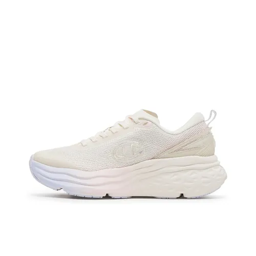 Champion Low Top Running Shoes Women's Milk White/Pink Diamond