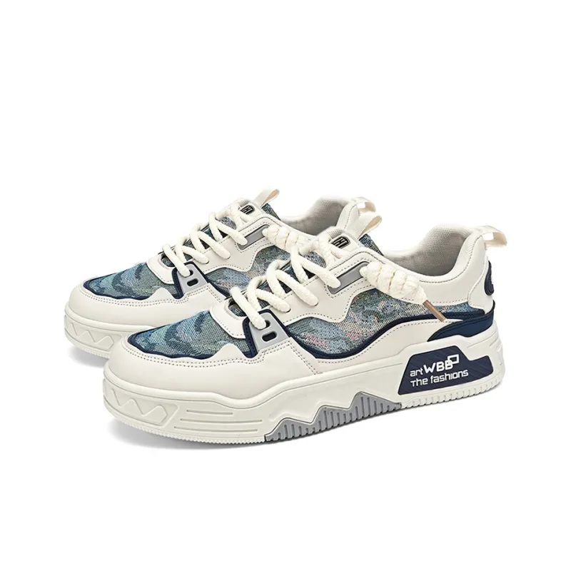 HACKBUTEER Low Top Skateboard Shoes Men's Box Included-3
