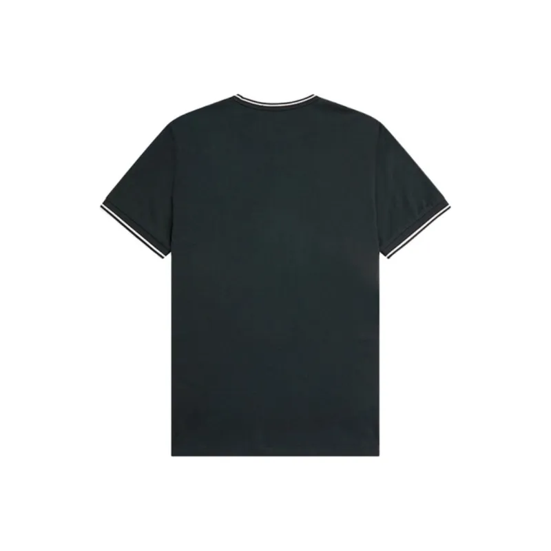 FRED PERRY T Shirt Men's Night Green-1