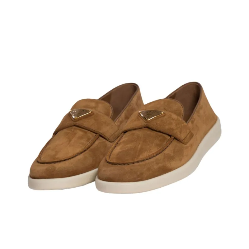 PRADA Loafers Women's Brown-2