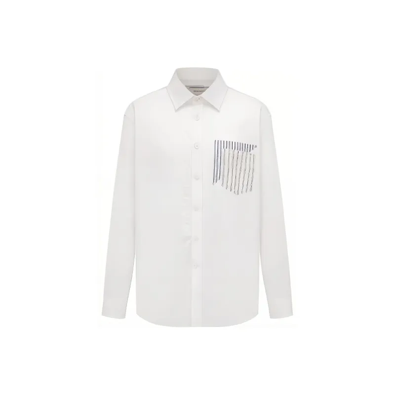 Feng Chen Wang Logo print Cotton blend Shirt-4