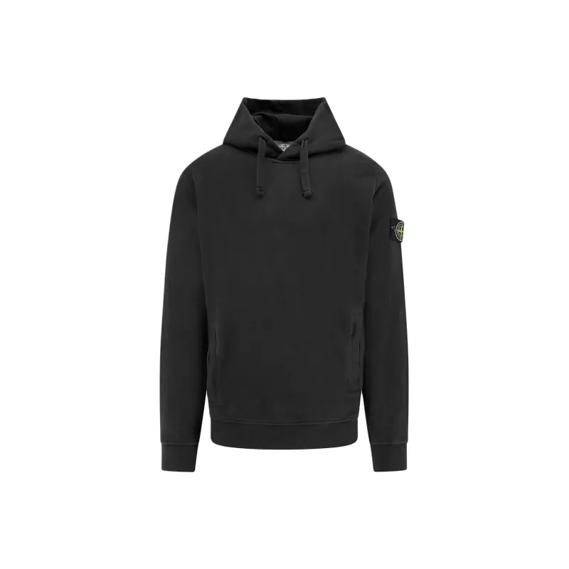 STONE ISLAND Compass Patch Drawstring Hoodie-0