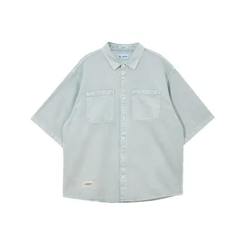 JACK&JONES Shirts Men E39 Medium Blue Denim