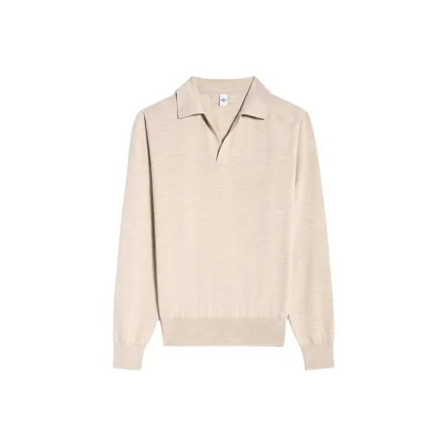 BERLUTI SS24 Polo Shirt Men's Egg Stone Beige