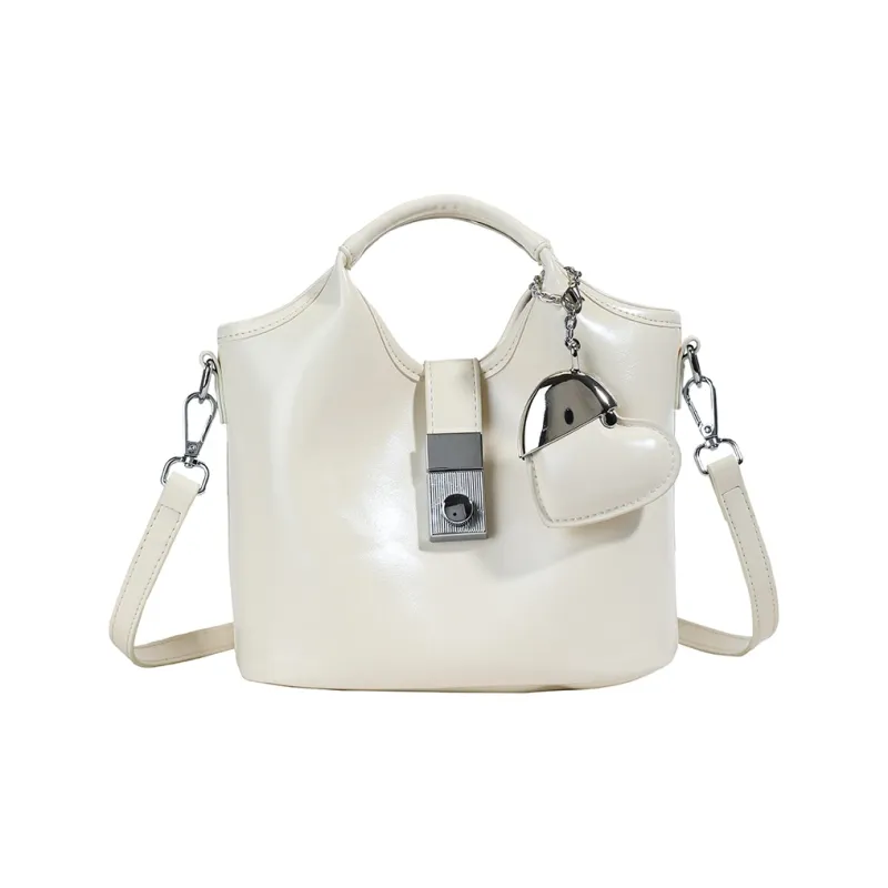 XIANGSU Pu Handbag, Shoulder Bag, Crossbody Bag Women's Black/White/Blue/Pink-5