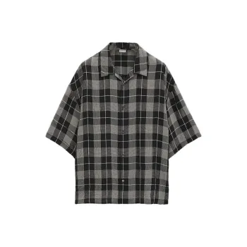 LOEWE Short Sleeved Checked Shirt