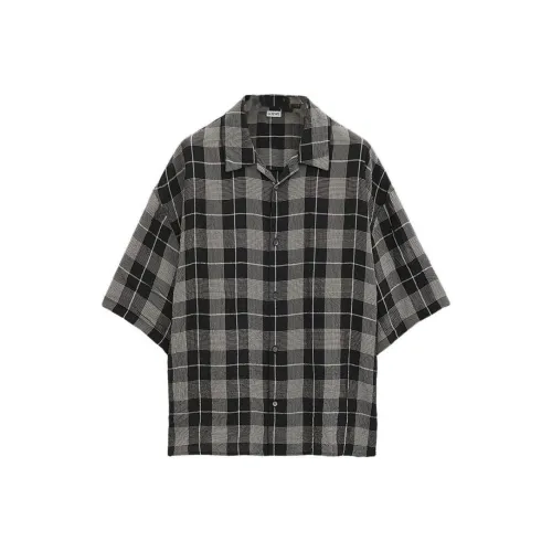 LOEWE Short Sleeved Checked Shirt