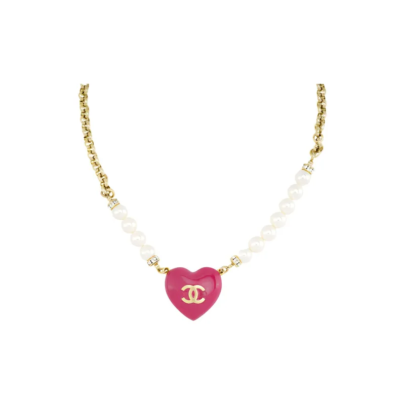 CHANEL Necklaces Women's Gold-0