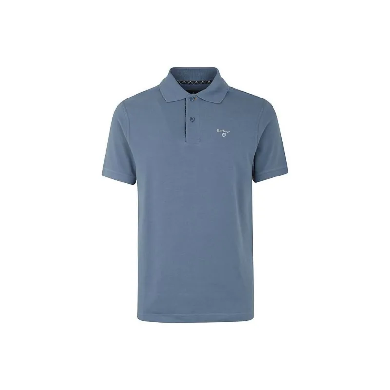 BARBOUR Logo Embroidered Short-Sleeved Polo Shirt-0