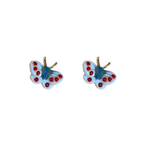 Universe Search S925 Silver Stud Earrings Women's