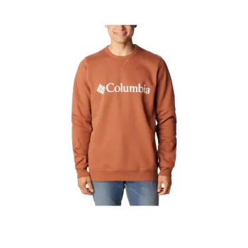 Columbia Fleece Crew Sweatshirt Men's Brown