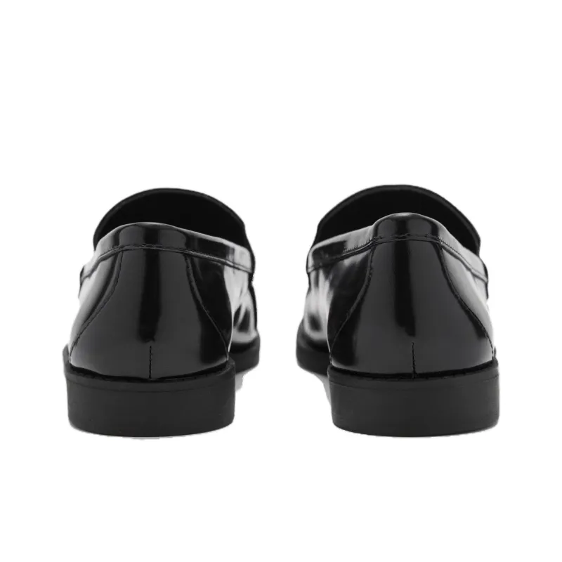 MANGO Loafers Women's Black-3