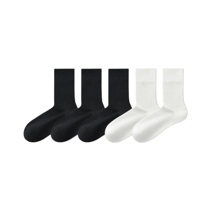 Temooues Mid Calf Socks Men's Combo Set-11