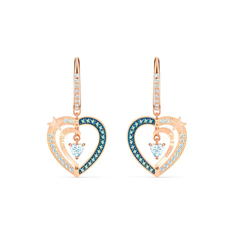 Swarovski STARRY NIGHT Earrings Women's Blue-0