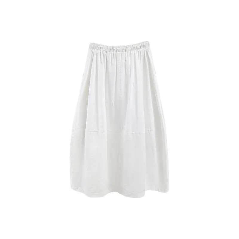 Cypress House Casual Long Skirt Women's White-1