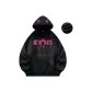 Black-Pink Fleece-Lined
