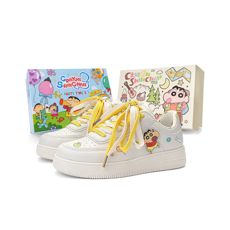 Crayon Shinchan Low Top Skateboard Shoes Unisex-1