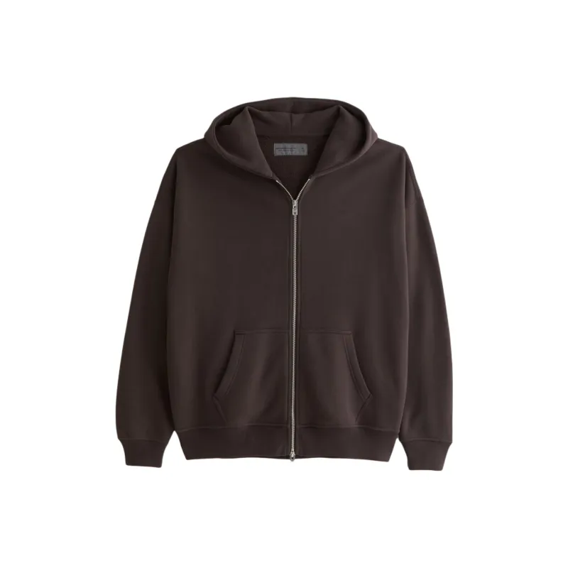 Abercrombie＆Fitch Sweatshirts Men Coal Brown-0