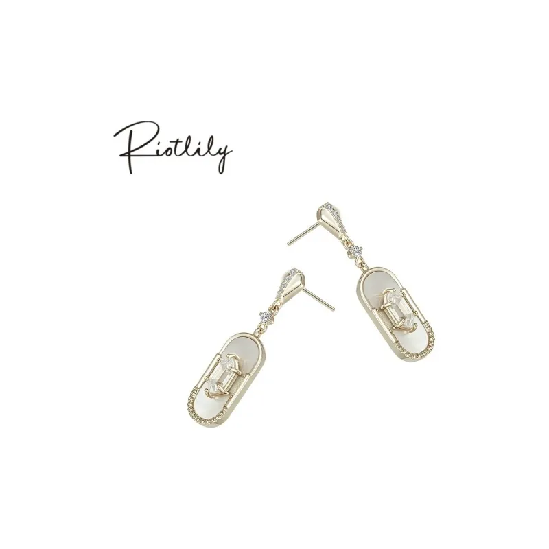 RiotLILY Mother Of Pearl Earrings Women's-3