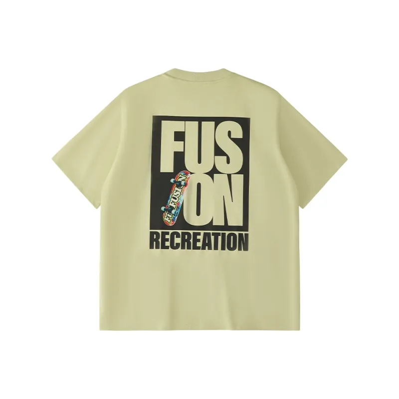 FILA FUSION T Shirt Unisex Leaf Green L G-1