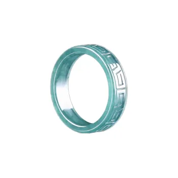 Jade Is Boundless Glutinous Jade Jadeite Rings Unisex