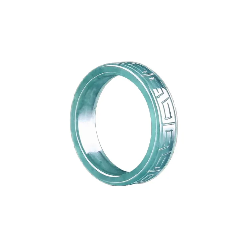 Jade Is Boundless Glutinous Jade Jadeite Rings Unisex-0