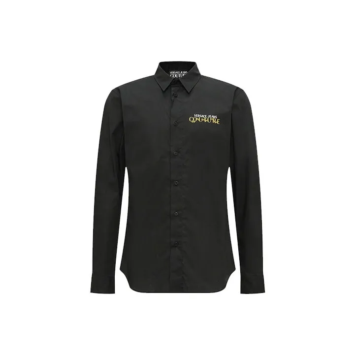 VERSACE JEANS COUTURE Logo print Cotton Shirt-0