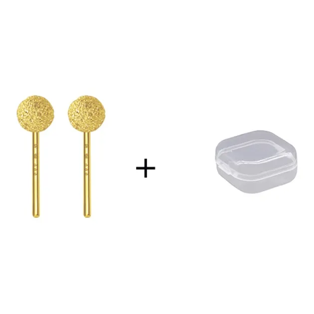 EAR PARTNER S 999 Fine Silver Stud Earrings Women's-8