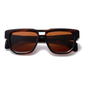 ROLLOTD Plate Frame Oval Sunglasses Unisex