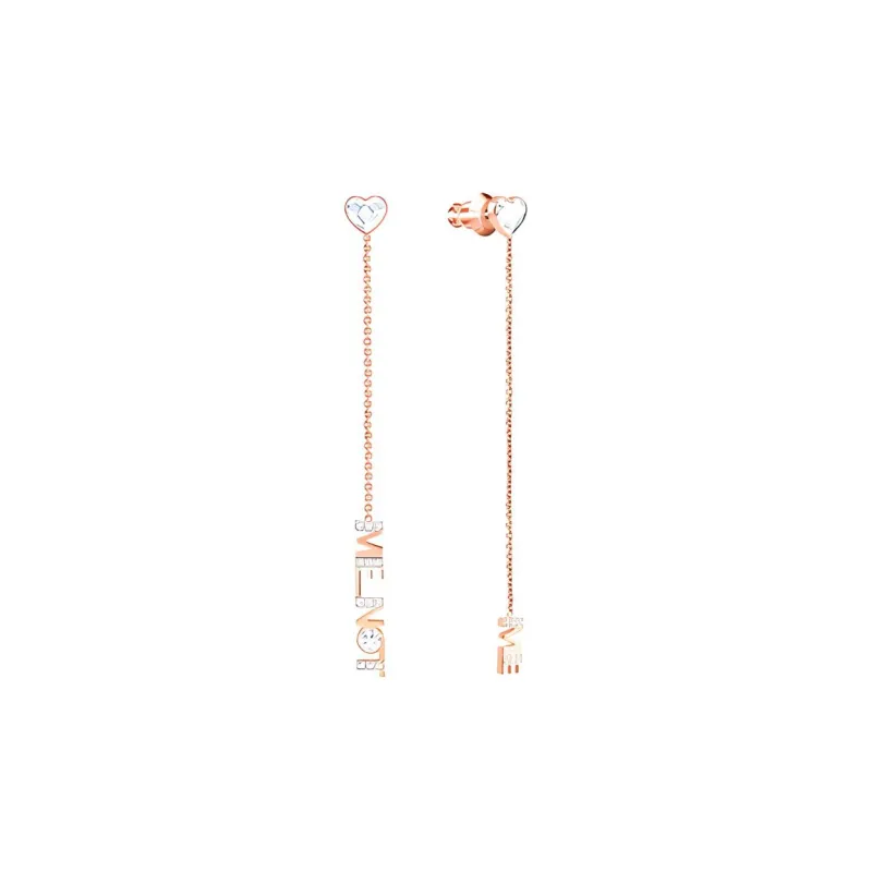 Swarovski MELT YOUR HEART Earrings Women's White-1