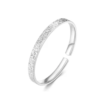 Bear Silversmith 999 Fine Silver Sterling Silver Bangle Women's