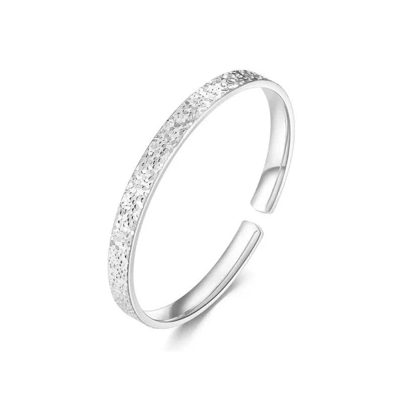 Bear Silversmith 999 Fine Silver Sterling Silver Bangle Women's-0