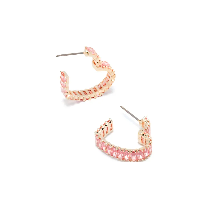 Swarovski Matrix Hoop Earrings-1