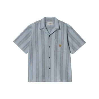 Carhartt WIP SS24 S/S Dodson Shirt Unisex Sky Blue