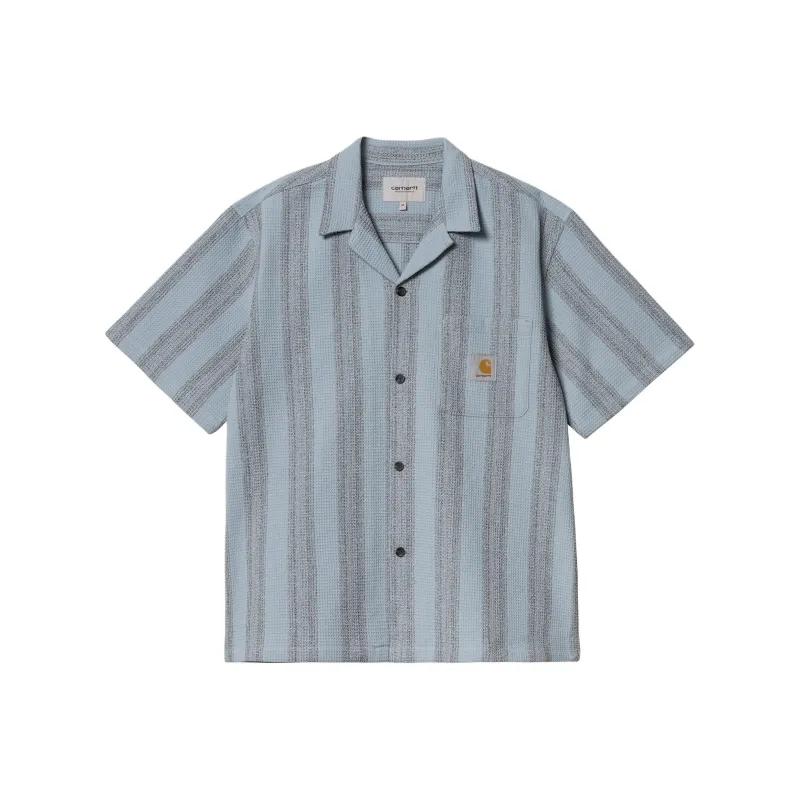 Carhartt WIP SS24 S/S Dodson Shirt Unisex Sky Blue-0