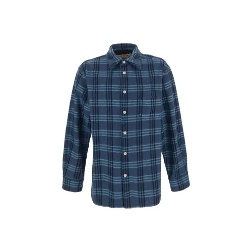 MARNI Check Pattern Buttoned Flannel Shirt